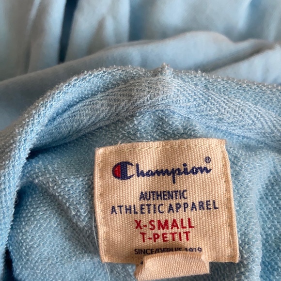 Light Blue Champion Hoodie - Picture 3 of 3